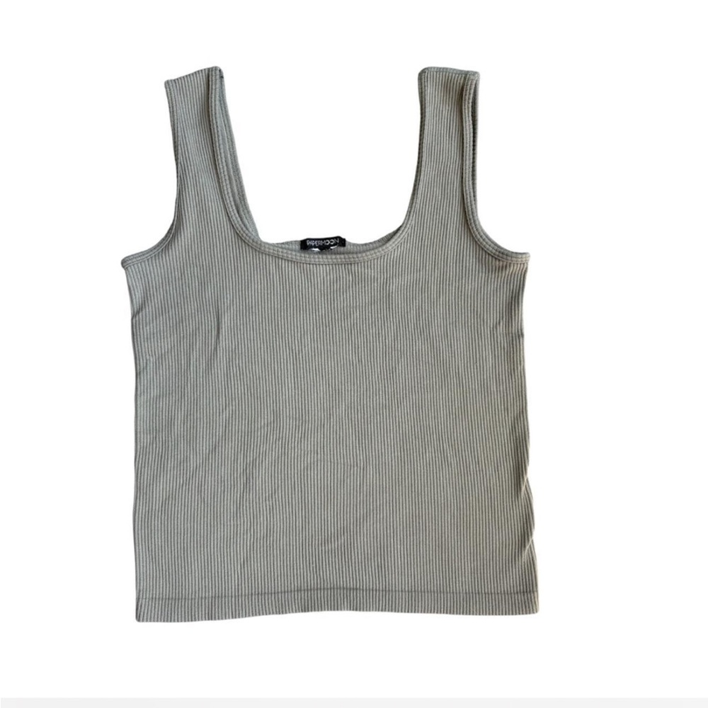 Green Ribbed Tank Top Bundle - Picture 4 of 4